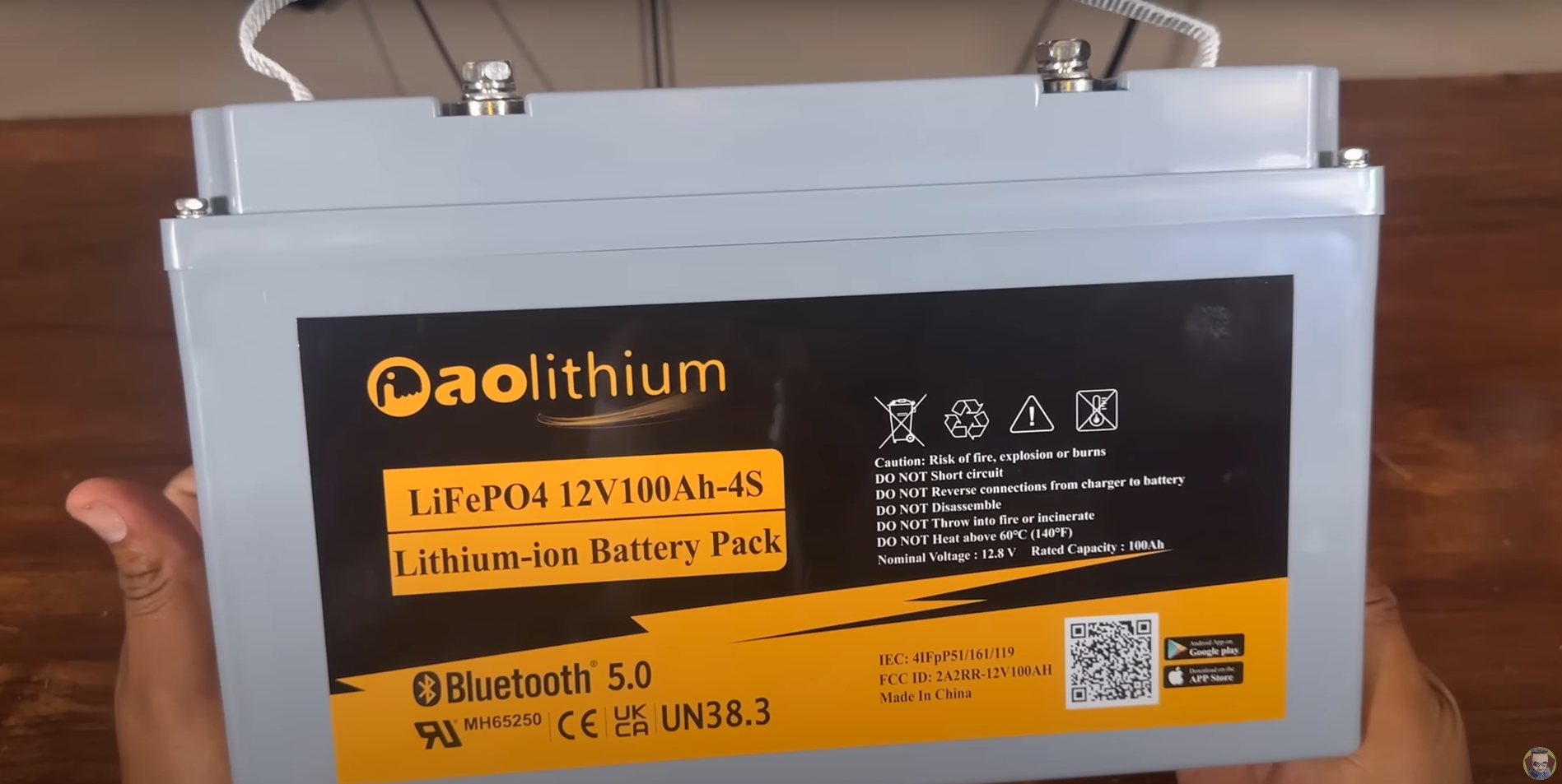AOLITHIUM 12V 100AH LiFePO4 Lithium Battery High & Low Temp Protection –  Aolithium®-US