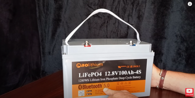 LiFePO4 Battery With Bluetooth! AOLithium Battery Review.