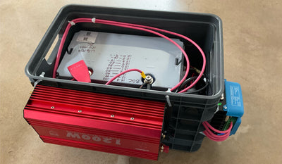 Peter Canning DIY Milk Crate System with Aolithium Battery