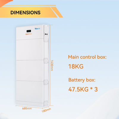 AOLITHIUM Grid-connected Lithium Battery System for Household 15kwh - 30kwh