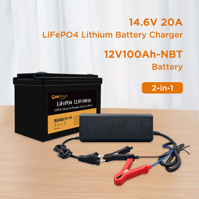 Aolithium 12V 100AH LiFePO4 Lithium Battery