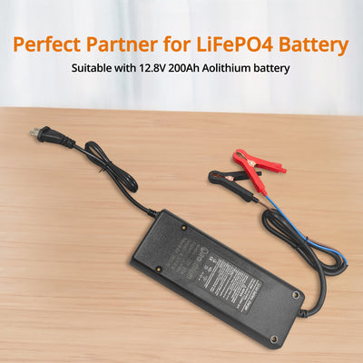 Aolithium 12V 20Ah LiFePO4 Battery Charger