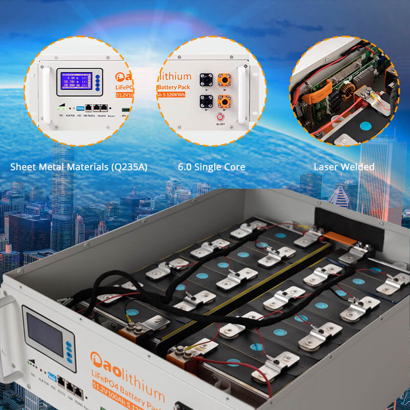 EA Power Lithium-Eisenphosphat-Server-Rack-Batterie für Sonnensystem 48V  100aH 4,8 kWh - ES0011